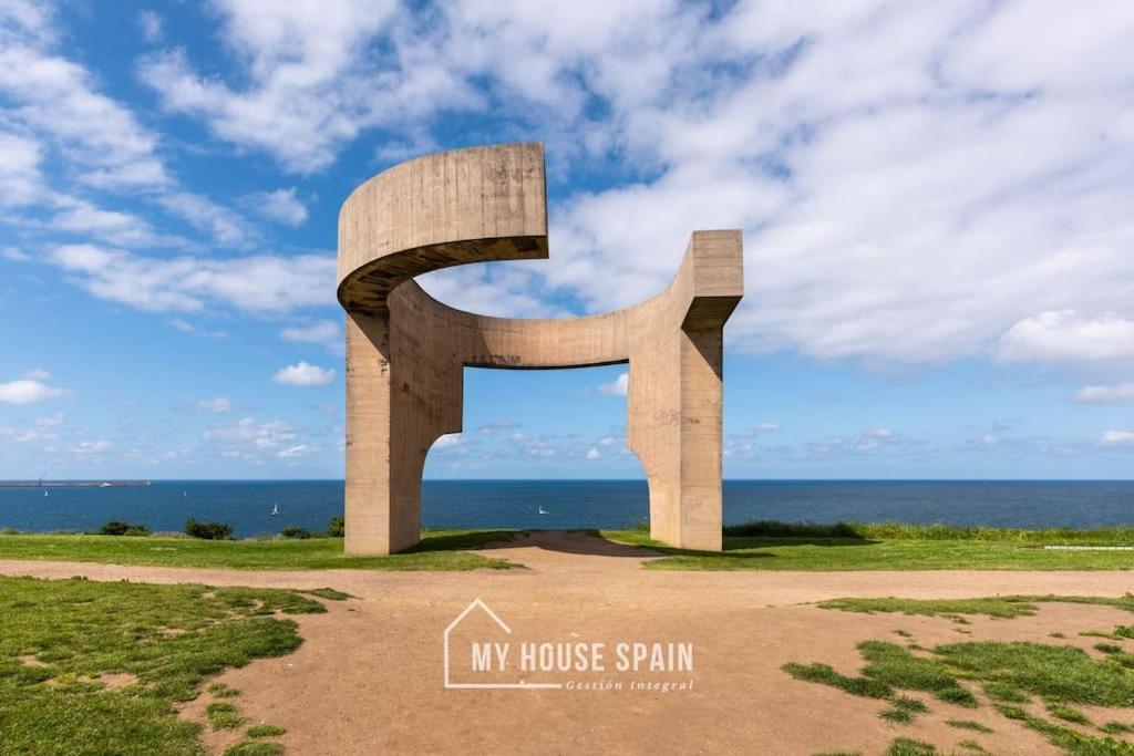 Myhousespain - Piso En Cimadevilla Junto Al Mar Хихон Екстериор снимка